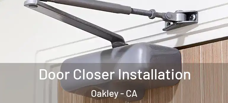  Door Closer Installation Oakley - CA