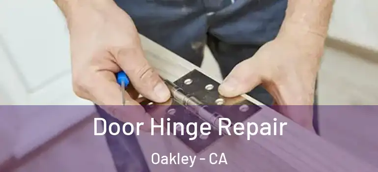  Door Hinge Repair Oakley - CA