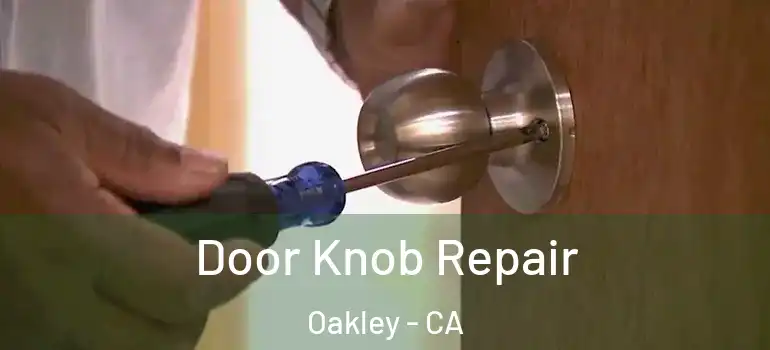  Door Knob Repair Oakley - CA