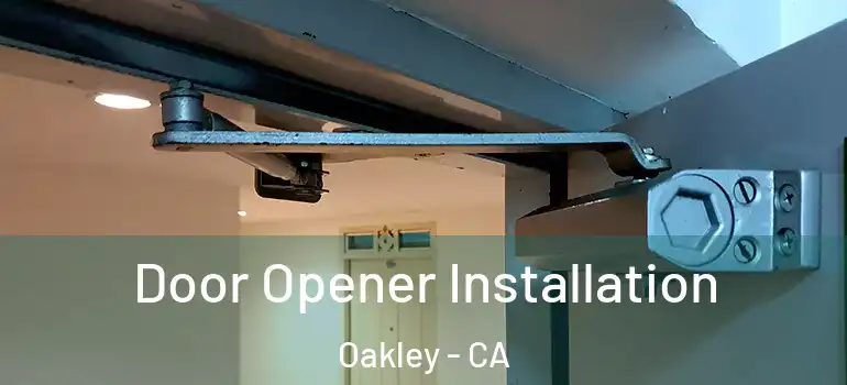  Door Opener Installation Oakley - CA