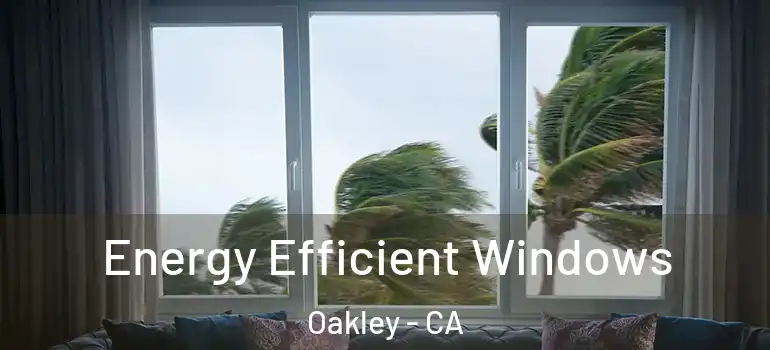  Energy Efficient Windows Oakley - CA