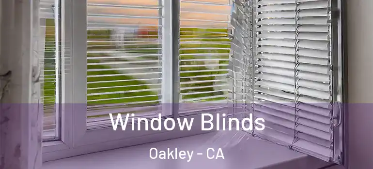  Window Blinds Oakley - CA